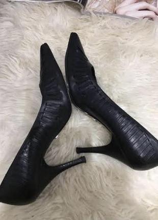 5th avenue 🖤туфлі шкіряні //вінтажні шикарні шкіряні туфлі