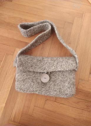 Дуже стильна сумка з валяної вовни