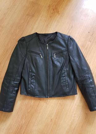 Куртка шкіряна з натуральної шкіри dorothy perkins