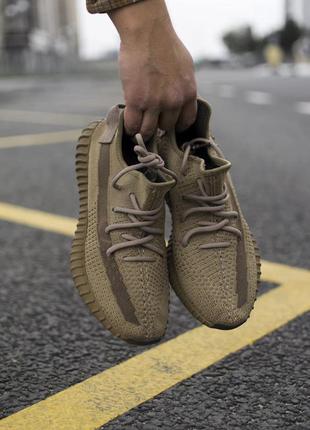 Кросівки чоловічі adidas yeezy 350 earth коричневі / кросівки чоловічі адідас адідас ізі кроси2 фото