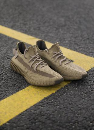 Кросівки чоловічі adidas yeezy 350 earth коричневі / кросівки чоловічі адідас адідас ізі кроси9 фото