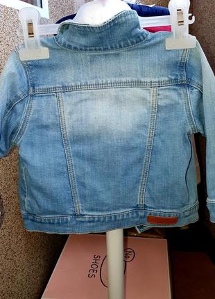 Детская джинсовая курточка zara