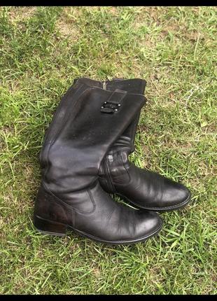 Чоботи кожа