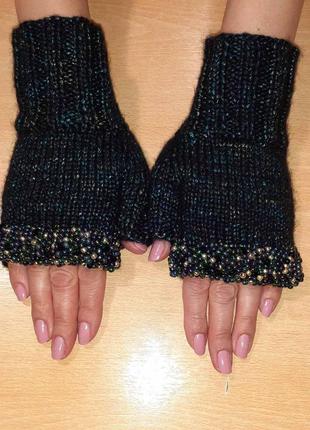 Стильні рукавиці рукавички без пальців і з пальцями - демисезон і зима