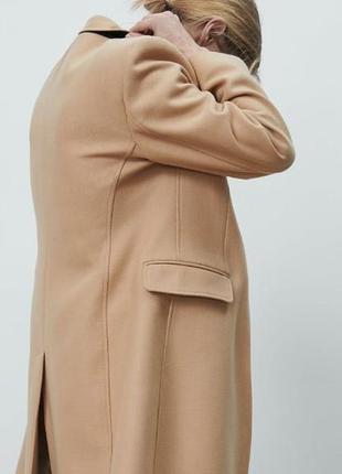 Потрясающее пальто  из шерсти zara6 фото