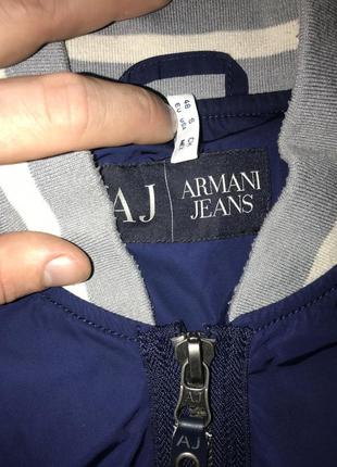 Куртка бомбер armani jeans2 фото
