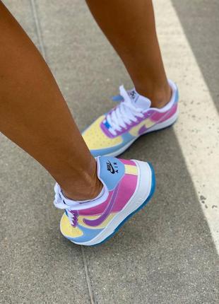 Женские стильные осенние кроссовки nike air force color cahnging (меняющие цвет)5 фото