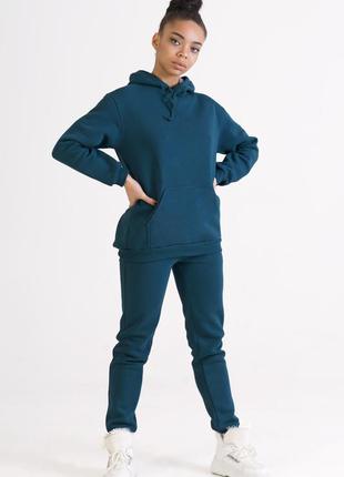Женские спортивные штаны цвета морской волны colo3 фото