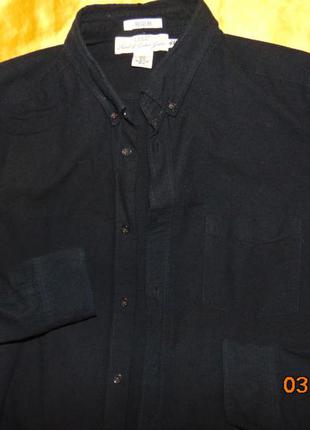 Стильная катоновая байк рубашка бренд h&m.л-хл .7 фото