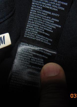 Стильная катоновая байк рубашка бренд h&m.л-хл .10 фото