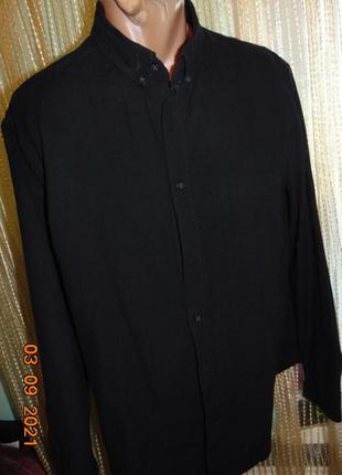 Стильная катоновая байк рубашка бренд h&m.л-хл .6 фото
