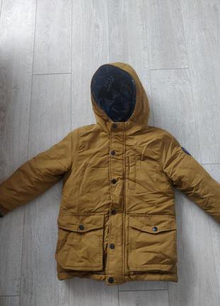 Двостороння зимова куртка на 5-6 років