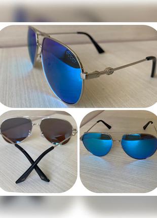 Сонцезахисні окуляри авіатори polarized полароїд солнцезащитные очки авиаторы polarized полароид1 фото