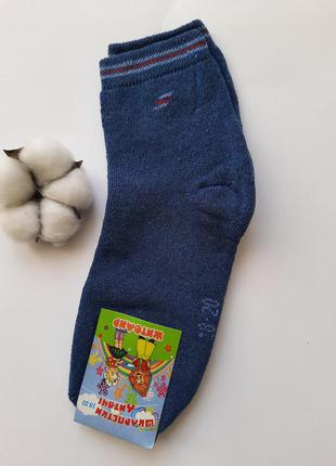 Шкарпетки дитячі махрові однотонні розмір 18-20/29-31 житомир україна