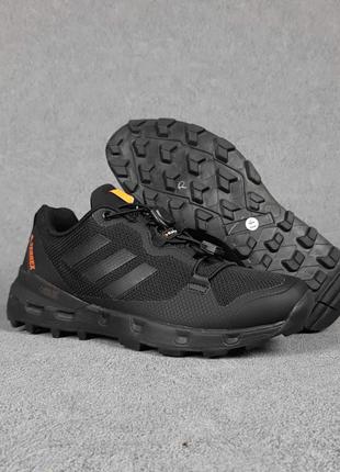 Чоловічі кросівки adidas terrex 375 race bonuge чорні з помаранчевим