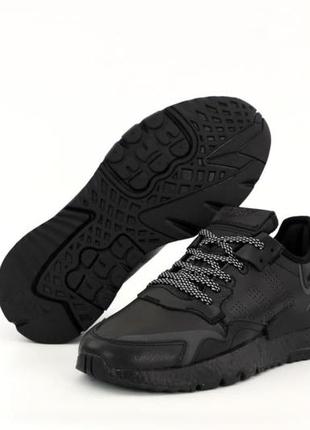 Чоловічі кросівки adidas nite jogger all black