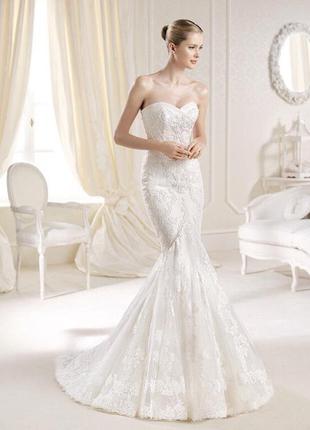 Свадебное платье, оригинал la sposa, pronovias, s-xs.3 фото