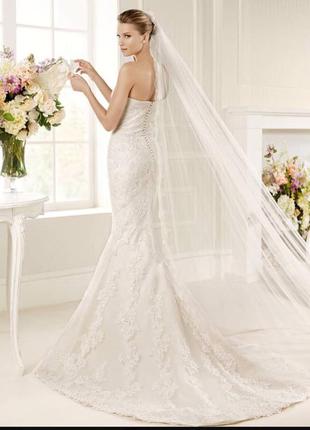 Свадебное платье, оригинал la sposa, pronovias, s-xs.5 фото