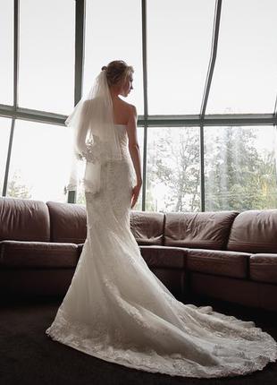 Свадебное платье, оригинал la sposa, pronovias, s-xs.7 фото