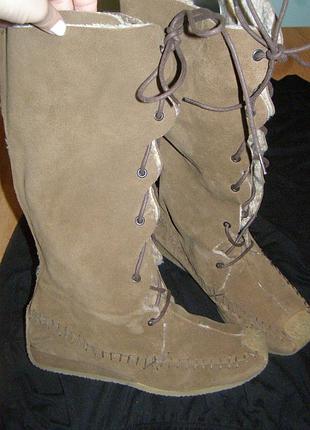 Рр 39 - 26 см нові зимові чоботи nietto замша