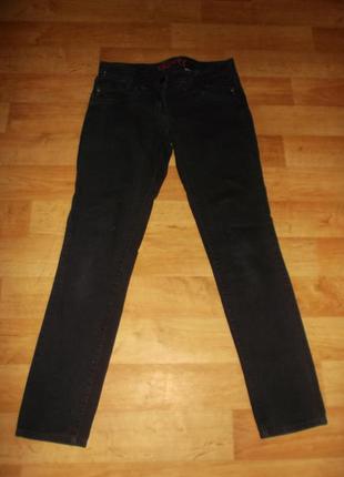 Фирменные джинсы классика черно синие стретч распродажа р. 10l - 38 - skinny