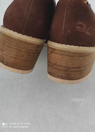 Женские туфли-броги , натуральная кожа размер uk 6 наш 395 фото