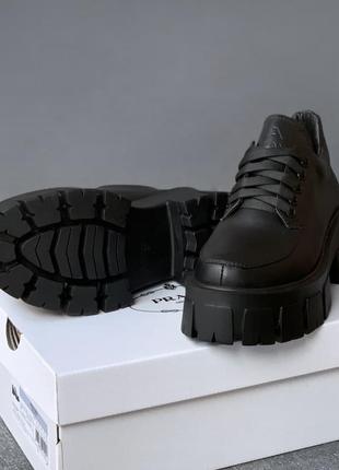 Женские туфли prada black4 фото