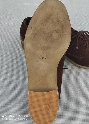 Женские туфли-броги , натуральная кожа размер uk 6 наш 396 фото