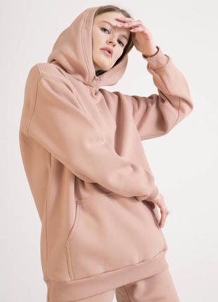 Худі кольору пудри colo