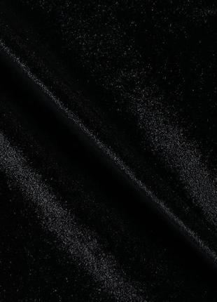 Купальник бархатный насыщенно черный3 фото