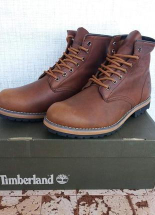 Мужские кожаные  ботинки timberland3 фото