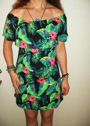 Сарафан зелений