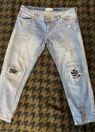 Стильные джинсы mango nancy slim cropped р.40 eur1 фото