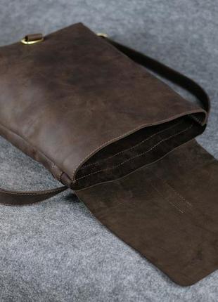 Кожаный рюкзак трансформер черный, синий, зеленый, коричневый, марсала6 фото