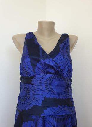 Шелковое платье миди monsoon 3