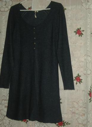 Супер плаття-туніка"white stuff" р. 14,темно-сірого кольору