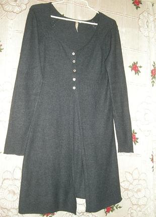 Супер платье-туника"white stuff" р.14,темно-серого цвета3 фото