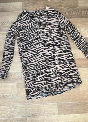 Блуза takko принт зебра