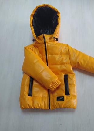 Куртка шкір зам для дівчинки пошив під замовлення