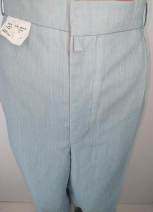 Luigi morini класичні брюки на кант гарного кольору2 фото