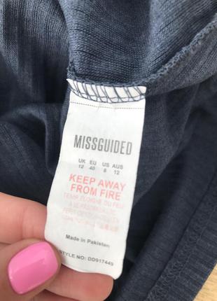 Сукня missguided синього кольору5 фото