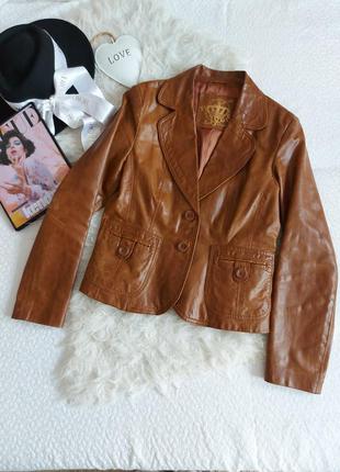 Кожаная натуральная кожа куртка жакет в идеальном состоянии от 🖤new look🖤2 фото