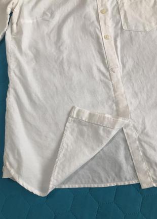 Gap белая рубашка oxford , m7 фото