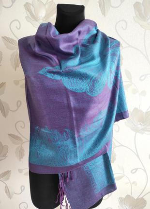 Новий шарф, палантин ніжних відтінків з 💯 пашміни !