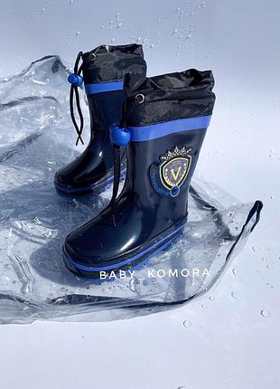 Чобітки для хлопчика чоботи гумові гумачки гумові чоботи дитячі гумові