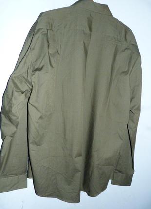 Сорочка військового кольору хакі zwarte tulp exclusive (xl)2 фото