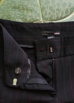 Шикарні штани h&m. класичні штани. штани чорні4 фото