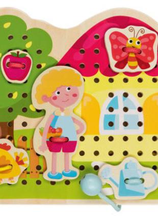 Шнуровка домик