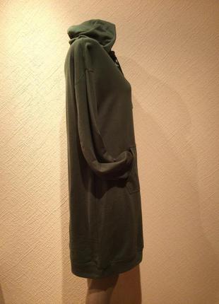 Стильное котоновое платье худи от bpc collection.7 фото