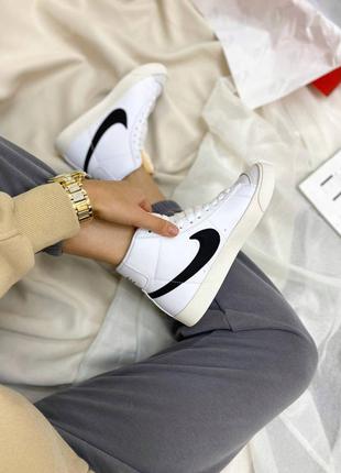 Кросівки жіночі nike blazer mid vintage '77 white8 фото